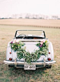 Flower Garland is also a must for this 2014 Wedding Season. It also looks great on the getaway car!