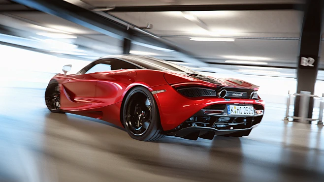 Mclaren 720s MEMPHIS RED, Colorsponge Carlos : Full CGi-花瓣网