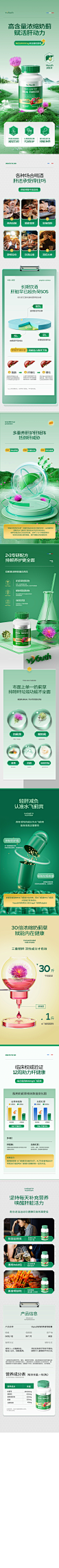 Viyouth维养思升级款奶蓟草胶囊加班熬夜喝酒养肝护肝火