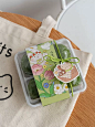 新款提拉米苏围边烘焙青团清明果雪媚娘绿豆糕甜点礼盒子包装封条-淘宝网