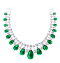 祖母绿项链珠宝 (1)