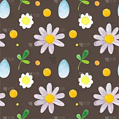 水彩手绘图案