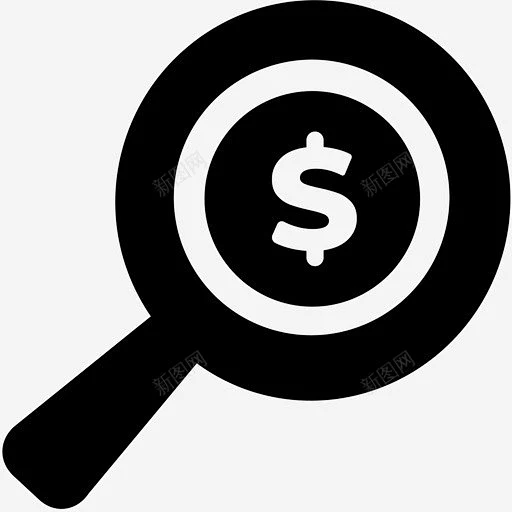 寻找金融机会金钱前景 icon 图标 标识 标志 UI图标 设计图片 免费下载 页面网页 平面电商 创意素材-花瓣网