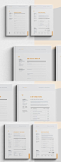 Brief - Estimation - Invoice Templates InDesign INDD
