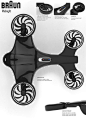 Braun - Midnight Drone Concept on Behance #droneconcept