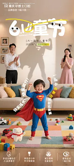 源文件下载【口腔61儿童节海报】编号：67880031089942205