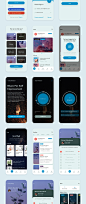 UI Kits : Meditation UI Kit is specially optimized for iOS with minimal style. It includes 20+ mobile screen app templates of the highest quality.Meditation UI Kit was designed in Sketch with ultra clean and sharp designs.
