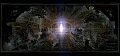 手绘超强的好莱坞设计大触，星球大战、银翼杀手、黑客帝国都由他设计，George Hull
《黑客帝国》的草稿和最终成品