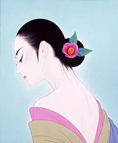 如此美人，过目难忘！日本艺术大师鹤田一郎美人绘-服装设计 - 穿针引线网