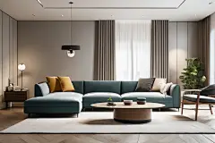 布料沙发图片摄影图