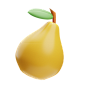 Pear 3D Illustration