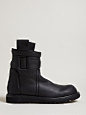 Rick Owens Men's Shearling Lined Boots: 