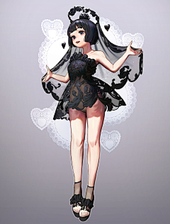 waiterna采集到Black dress