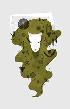 #国外##欧美风卡通可爱手绘##人物动物小怪兽插画##临摹参考图##欧美插画参考图##欧美插画参考图#