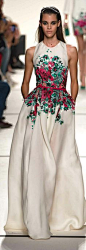 Elie Saab的2014年春季潮流服饰巴黎时装周