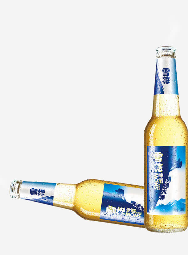雪花啤酒图宝宝平面电商创意素材png素材