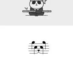 熊猫元素的logo设计9