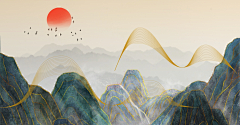 最强奥特战士父亲赛文采集到山水画