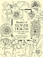 Treasury of Flower Designs for Artists, Embroiderers and Craftsmen #插画#