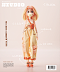 IP 发发女孩-OOTD- 品牌IP  潮玩 IP设定