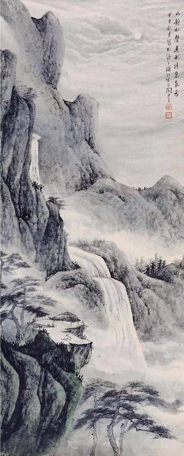 陶冷月山水精品50幅，月色撩人！_视频_...