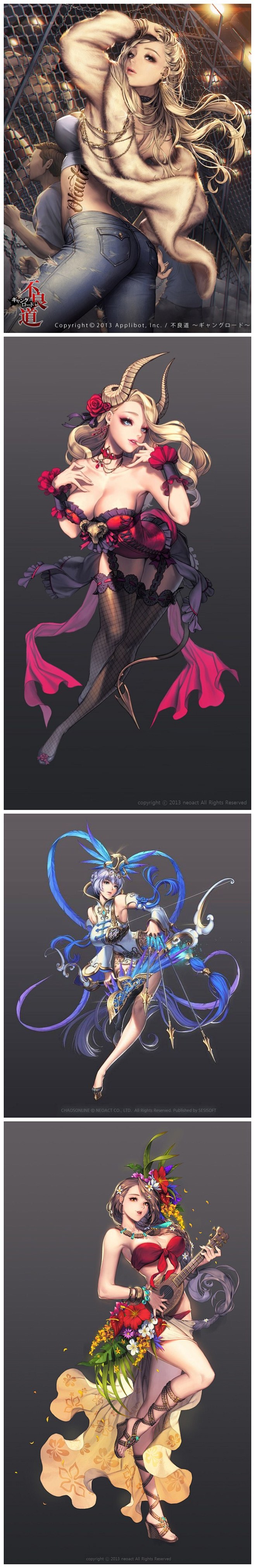 【干货】美到舔屏，韩国画师lovecac...
