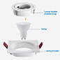 LED COB Spotlight GU5.3 GU10 MR16 5W LED Bulb 220V Aluminum 38 Degree Lighting White/Warm High Quality Super Bright led Bulb