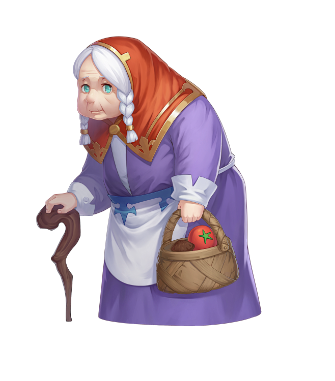 老婆婆立绘完成