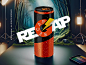 RECAP Energy Drink Logo branding drink energy drink logo logo logo design