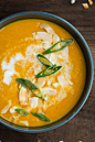 Curried Carrot Soup | @naturallyella