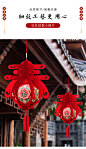 虎年春节过年灯笼挂饰过新年宫灯阳台一对2022新款新中式无纺布-tmall.com天猫