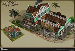 神作无疑！育碧大作《纪元1800》场景.单体建筑资源一览212p-【拯救计划】-微元素 - Element3ds.com!