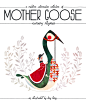 Mother Goose Book Cover on Behance