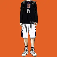 帅气的男友风日常穿搭手绘插画，酷酷的#教科书式男友风穿搭##插画艺术# 作者@-早安宇宙- ​​​​