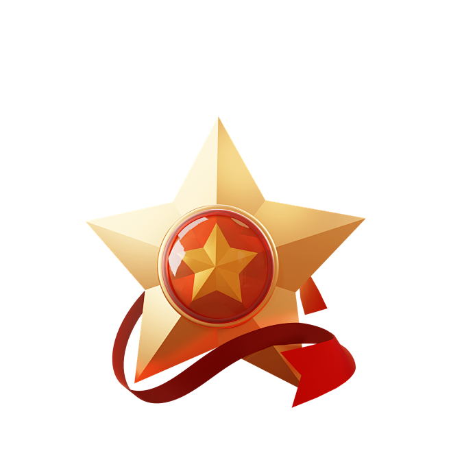 gold-star-badge-and-red-ribbon