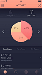 Activity Screen [Pie Chart] by Alexander Zaytsev