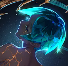 宝石之国 同人图 插画 壁纸 | 活成你的样子 | 半次元-第一中文COS绘画小说社区