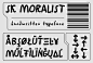 圆润品牌徽标Logo海报标题设计手写英文字体素材 SK Moralist Font