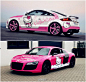 #改装情报#Hello Kitty & audi，so cute!（图片来源：audizine网站）