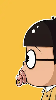 手机壁纸，蓝胖子，动漫，可爱，头像，朋友，转自网络