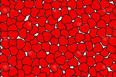 心形图案的情人节，高清晰度背景