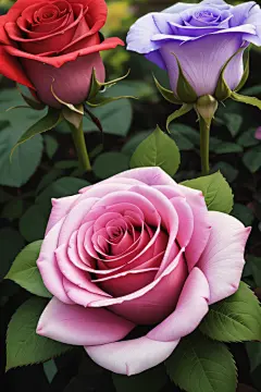 细腻瑰丽花海之美