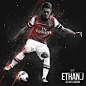 Premier League Player - Aaron Ramsey : Illustration from a set of work focused on the top players in world Football.This design is based on Arsenal player Aaron Ramsey