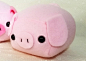 Pig Loaf- Mini : Mini Pig loaf pillow! Listing is for one medium pig plush!  Each Pig measure about 3 x 4 **- Made to order item**- Please allow 8 weeks to create item- Thank you! Sushi Plushies are Hand Made by me with lots of Love. If you love sushi, bu