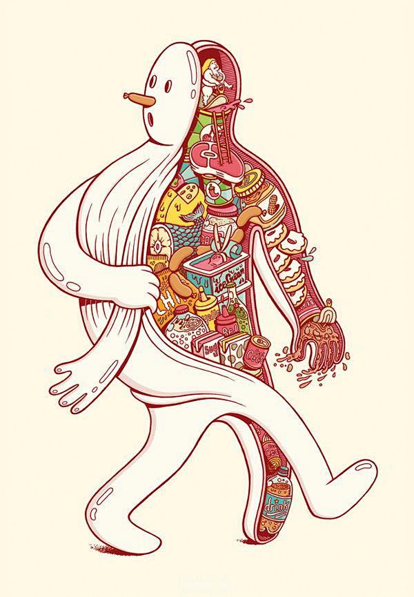 矢量插画 里面是什么