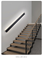 极简长条壁灯现代简约一字客厅楼梯创意背景墙线条灯轻奢一字壁灯-tmall.com天猫