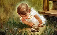 童年时光油画精选可爱壁纸 第16页-ZOL桌面壁纸