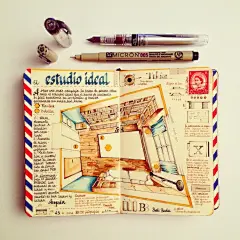 美到犯规的手账本，艺术家 José Naranja ​​​​