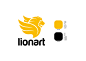 Lionart Logo Design : Lionart logo design.