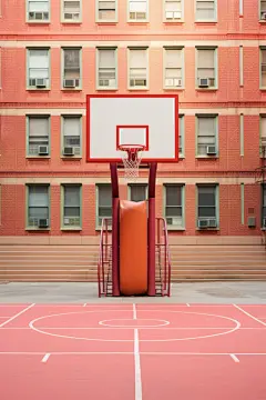 投篮篮球场图片摄影图